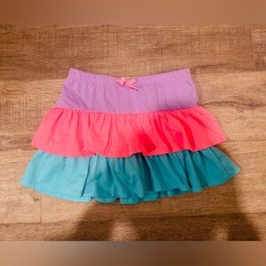 Tommy Bahama Ruffle Kids Skort - Purple, Pink, and Blue